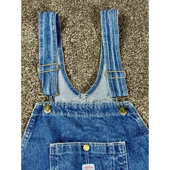 Vintage Pointer Brand Bib Overalls Made in USA W36 L-S Dark Blue Denim 14916 - Picture 5 of 15
